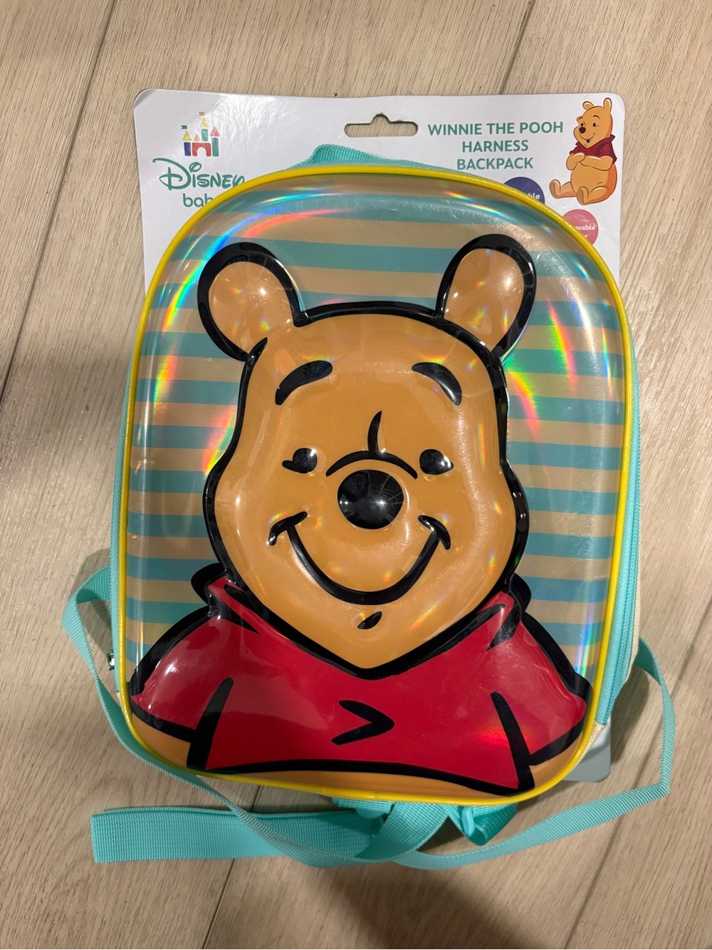 Skip Hop Winnie the Pooh Backpack - Yellow, Red, Teal